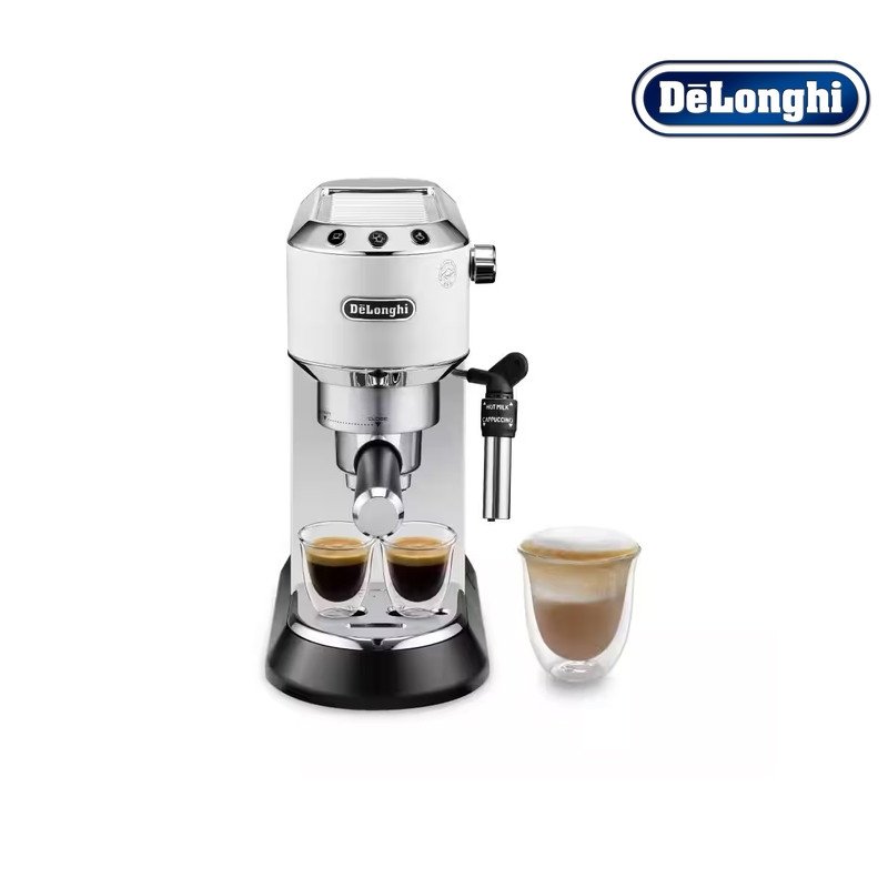 ماكينة اسبريسو يدوية ديلونغي Dedica Style - أبيض - EC685.W