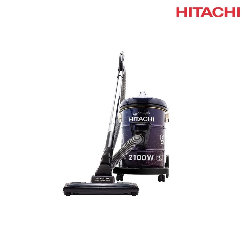 مكنسة هيتاشي برميل CV-955NBLGIQ 2100 واط 18 لتر Aero Power Brush