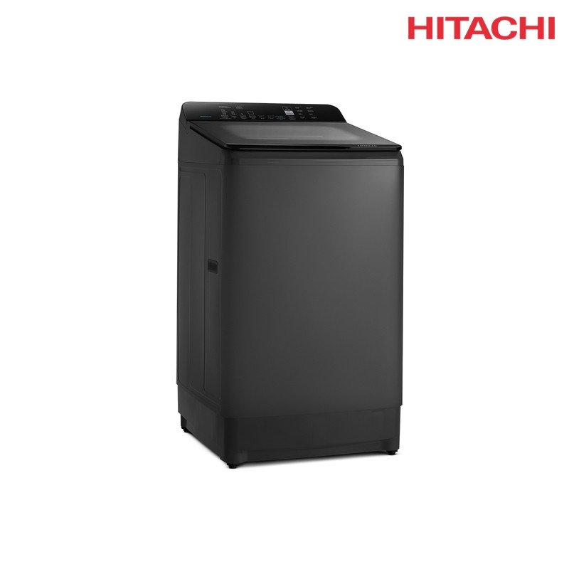 غسالة ملابس هيتاشي تحميل علوي LTL H3PMVW0T GG 13.5 كغم Inverter Dual Waterfall - رمادي غرافيتي