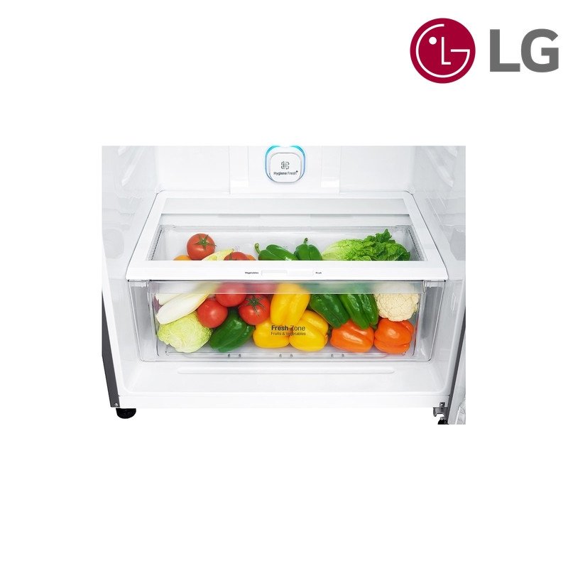 ثلاجة LG فريزر علوي GRM-832DHLI 630 لتر فريزر علوي Inverter - فضي ستانلس ستيل