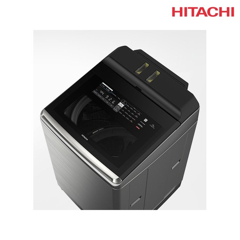 غسالة ملابس هيتاشي تحميل علوي SF-P220ZFV SS 22 كغم Dual Jet - ستانلس ستيل / فضي