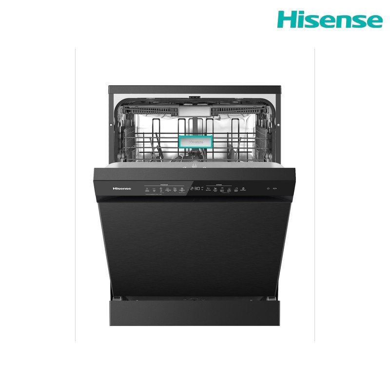 غسالة صحون هايسنس HS673C90BME انفيرتر 16 مكان Wi‑Fi - أسود