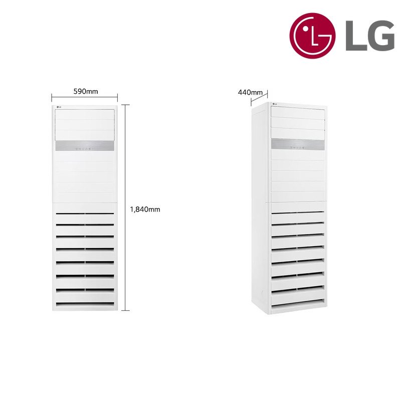 سبلت عمودي LG APUW54GT3E5 4.5 طن Inverter Standing - أبيض