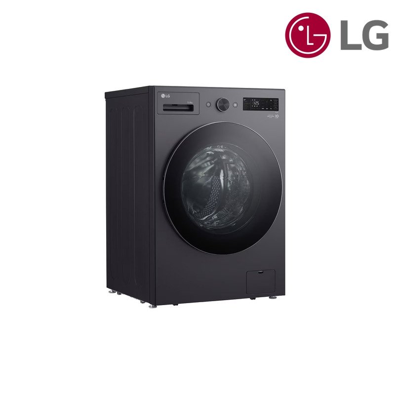 غسالة ومجففة LG WDN1508GRP 15/8 كغم 2 في 1 - أسود غرافيت