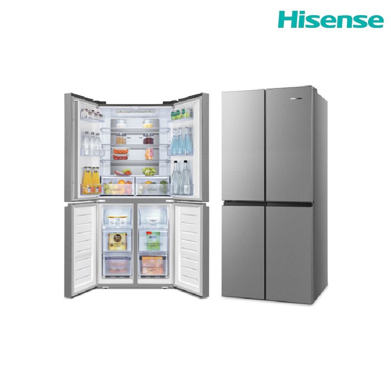 ثلاجة متعددة الأبواب هايسنس RQ5G470SBS3 610 لتر Inverter Triple Zone - إينوكس
