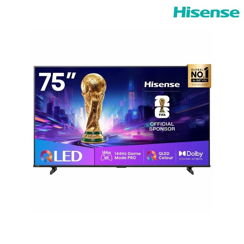 شاشة هايسنس 75Q71Q سمارت 75 بوصة QLED 144Hz