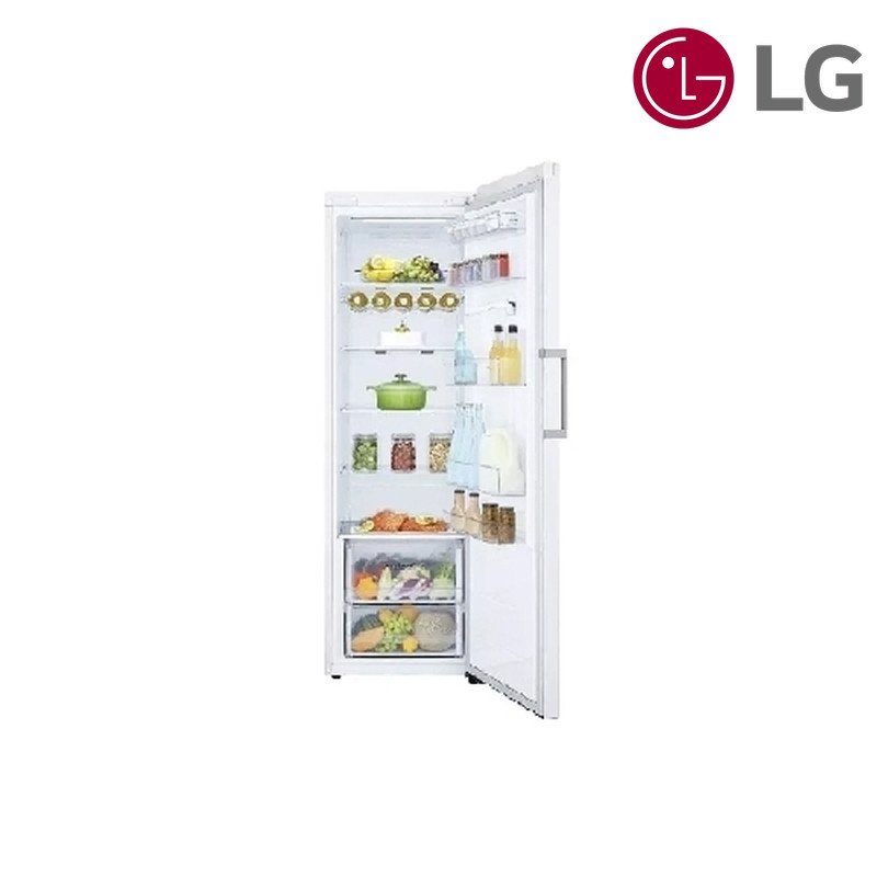 ثلاجة ومجمدة توين LG GC-F511EQDM + GC-B514EQFM طقم 766 لتر - أبيض