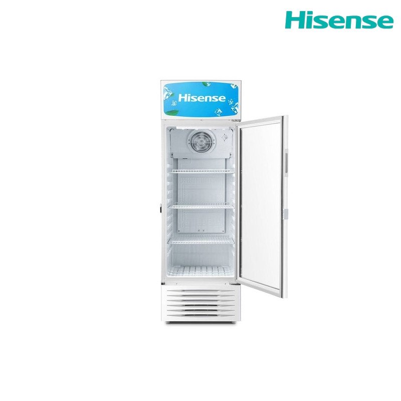 ثلاجة عرض هايسنس FL-26WC 260 لتر باب زجاجي - باب زجاجي