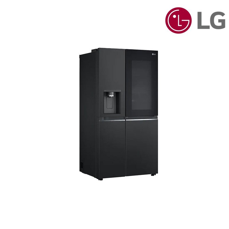 ثلاجة LG InstaView متعددة الأبواب GCX-287TVAN 617 لتر InstaView UVnano ThinQ - أسود