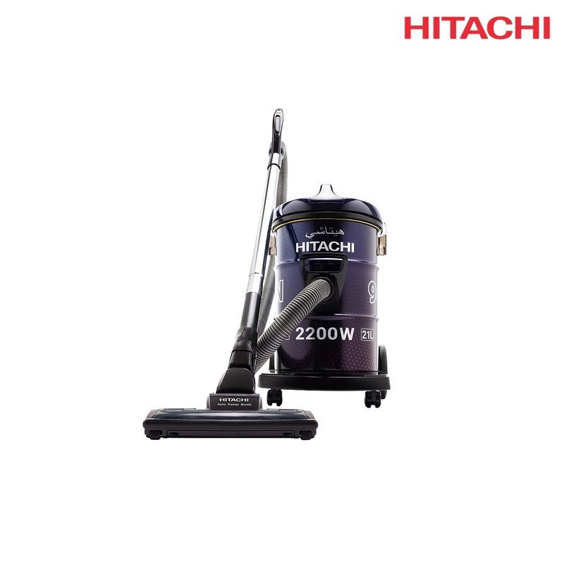 مكنسة هيتاشي برميل CV-965NBLGIQ 2200 واط 21 لتر Aero Power Brush