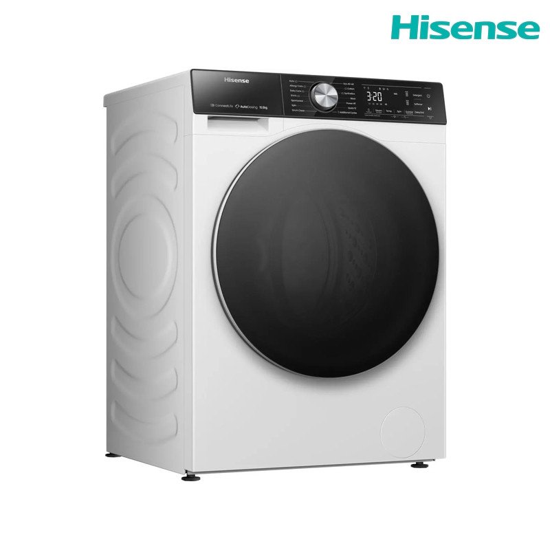 غسالة ملابس هايسنس WF5S1045BW أمامية 10.5 كغم 1400 دورة Auto Dosing Wi‑Fi - أبيض