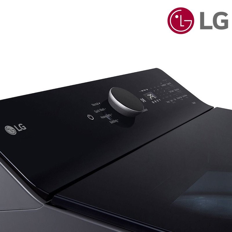 غسالة ملابس LG تحميل علوي T23J4EFHT4 23 كغم AI Direct Drive - أسود ستانلس ستيل
