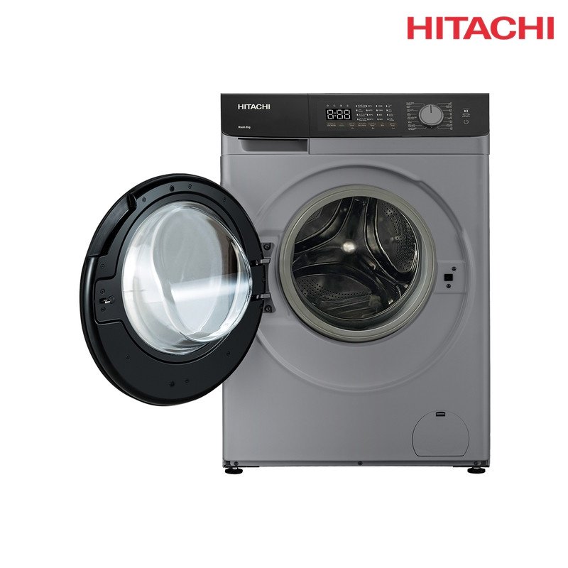 غسالة ملابس هيتاشي أمامية BD-802HVOS 8 كغم 1200 دورة Inverter