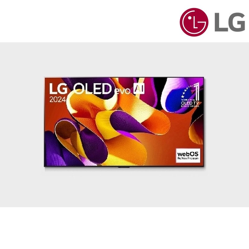 شاشة OLED evo LG OLED65G46LA 65 بوصة OLED evo G4 Gallery 4K 144Hz - أسود