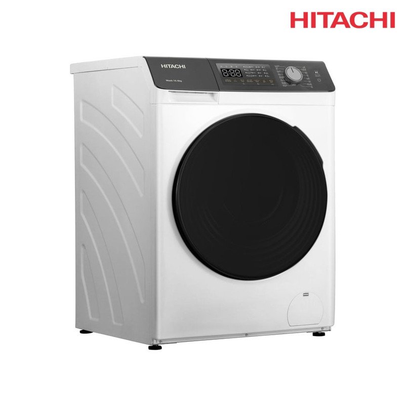 غسالة ملابس هيتاشي أمامية BD-1054HVOW 10.5 كغم 1400 دورة Inverter