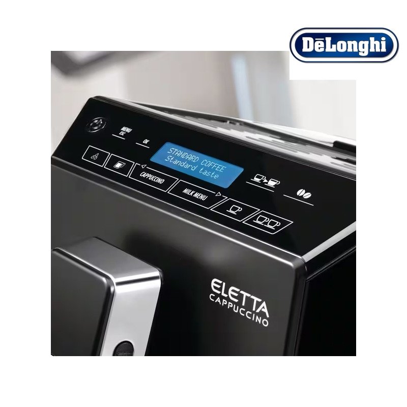 ماكينة قهوة أوتوماتيكية ديلونغي Eletta Cappuccino - أسود - ECAM44.660.B