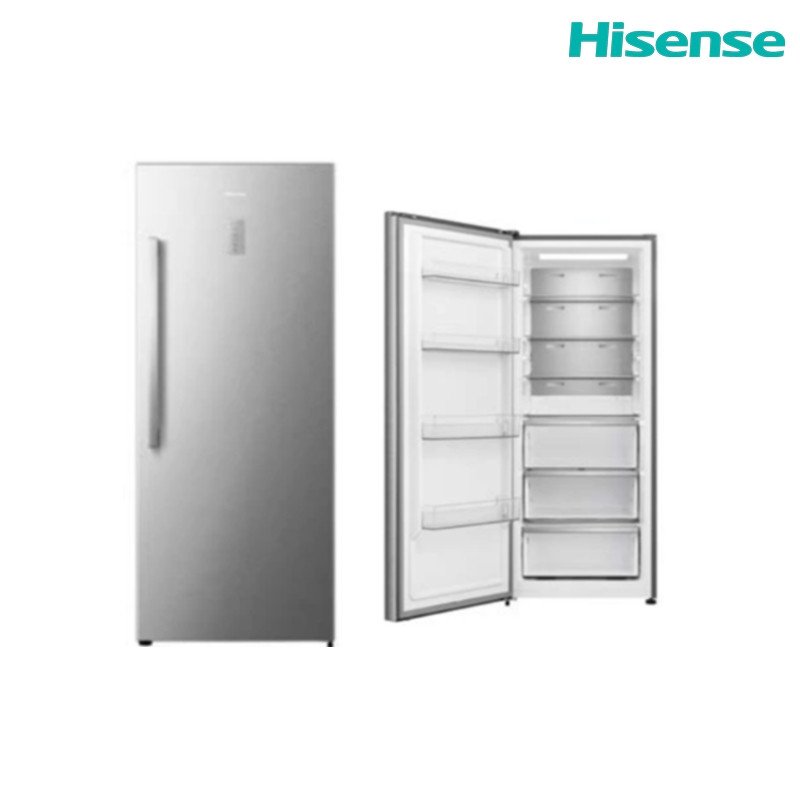 ثلاجة / مجمدة عمودية قابلة للتحويل هايسنس FV3N509NAI 509 لتر (380 لتر صافي) No Frost Inverter - فضي
