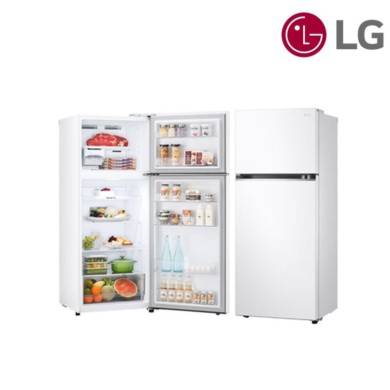 ثلاجة LG فريزر علوي GNB-562GVWP 410 لتر  أبيض