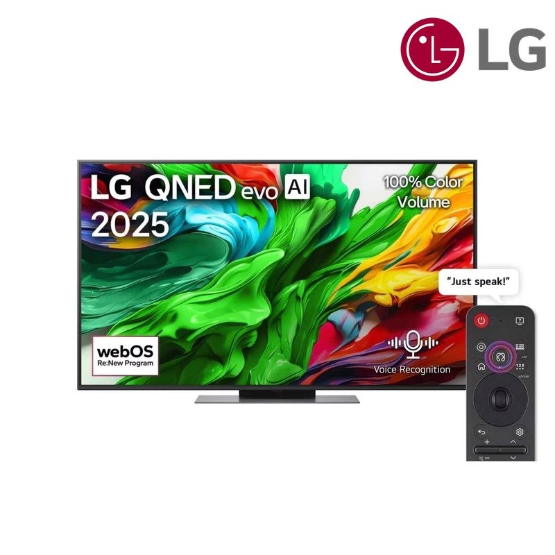 شاشة QNED MiniLED LG 55QNED86A6A 55 بوصة QNED evo MiniLED 4K 2025 - أسود