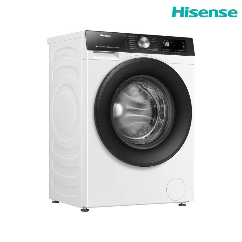 غسالة ومجففة هايسنس WD3S1043BT سعة 10.5/6 كغم 1400 دورة Wi‑Fi - تيتانيوم