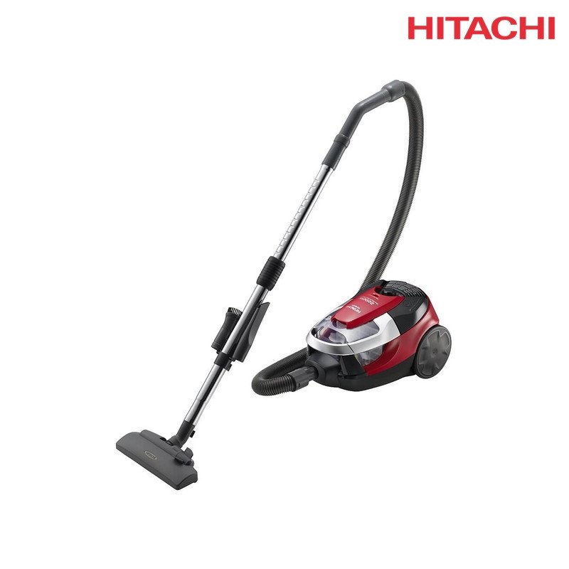 مكنسة هيتاشي سحب CV-SE22V BRE 2200 واط Cyclone HEPA 2 لتر - أحمر لامع