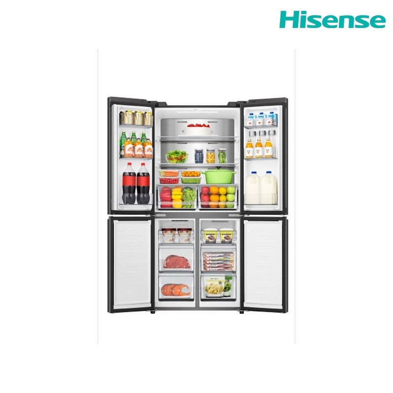 ثلاجة متعددة الأبواب هايسنس RQ5G470SBS3 610 لتر Inverter Triple Zone - إينوكس
