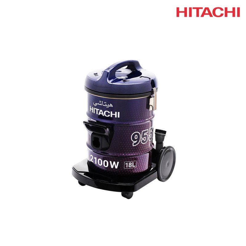 مكنسة هيتاشي برميل CV-955NBLGIQ 2100 واط 18 لتر Aero Power Brush