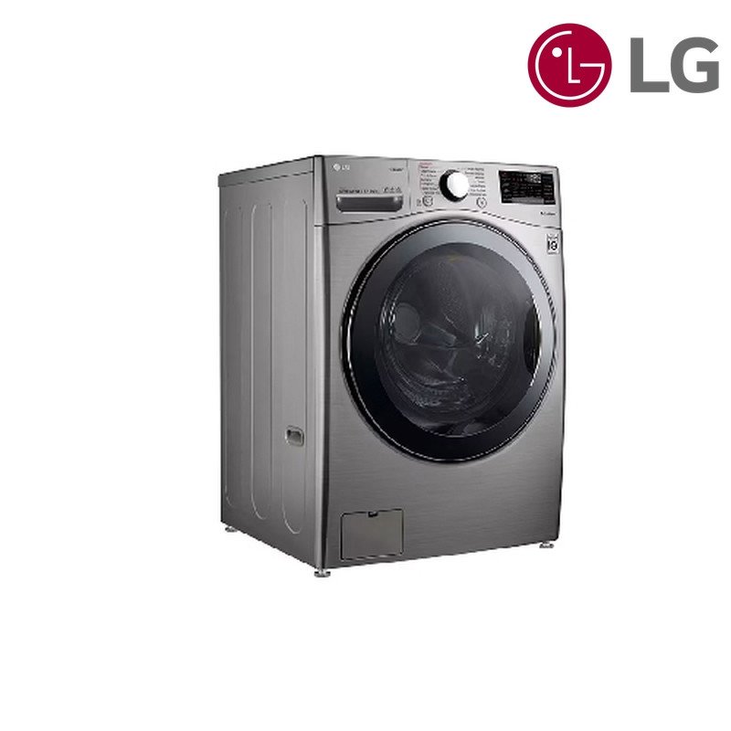 غسالة ومجففة LG WDV1901SRV 18/10 كغم 2 في 1 - فضي ستيل