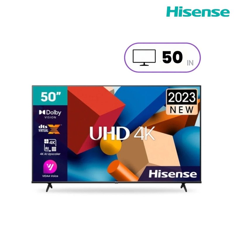 شاشة هايسنس 50A61Q سمارت 50 بوصة 4K UHD 60Hz
