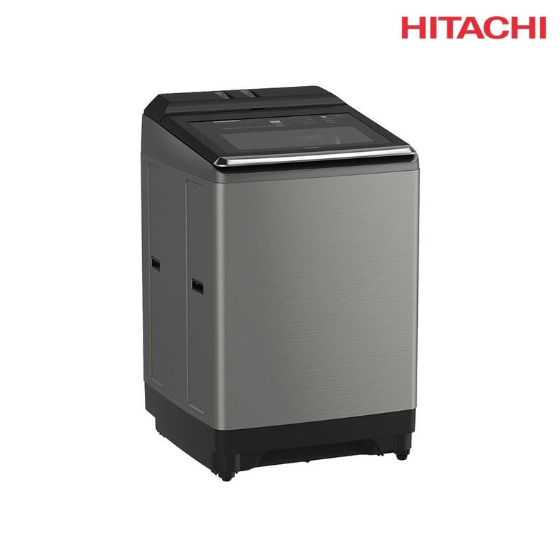 غسالة ملابس هيتاشي تحميل علوي SF-P250ZFV SS 25 كغم Dual Jet - ستانلس ستيل / فضي